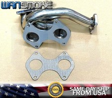 Stainless Steel Turbo Manifold For T4 For 1986 Mazda Rx7 1.3l 13b-rew Rotary Ss Stainless Steel Turbo Manifold For T4 For 1986 Mazda Rx7 1.3l 13b-rew Rotary Ss