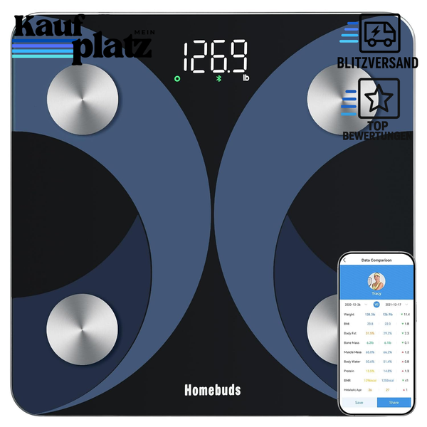 Personenwaage Digital PräZision 0,05Kg Bis 182Kg Smart Waage FüR Zuhause-image