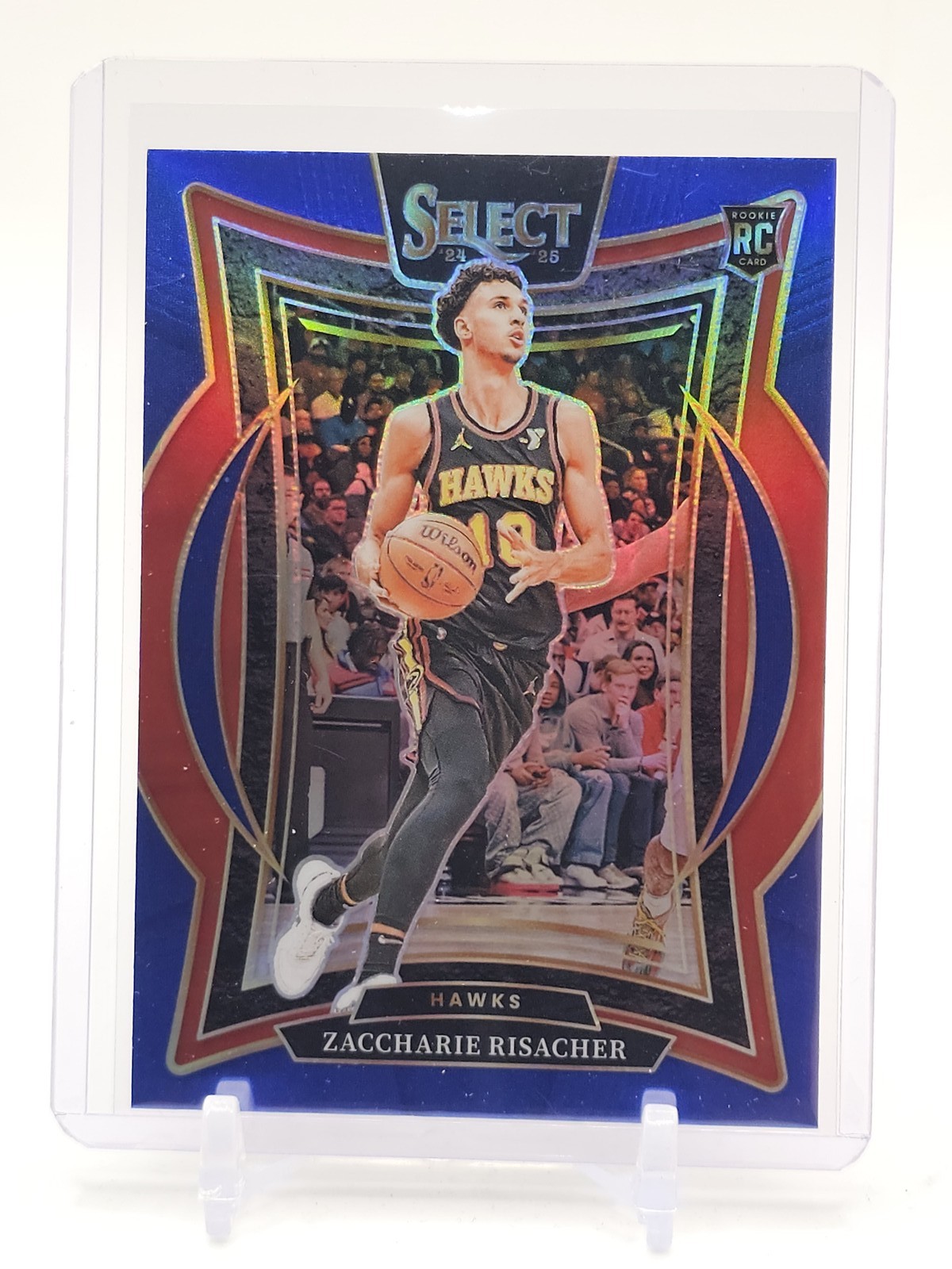 ZACCHARIE RISACHER 2024-25 BLUE SELECT CONCOURSE PRIZM BLUE ROOKIE #86 Q0014