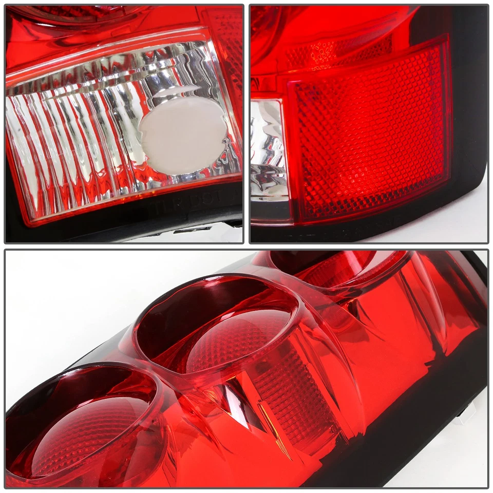 LENTE TRANSPARENTE ROJA LUZ FRENO TRASERO ALTEZZA PARA 88-00 CHEVY/GMC C/K 1500/2500/3500 Foto 3 de 4