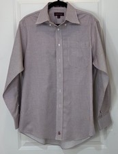 Nordstrom Long Sleeve Graph Design SmartCare Button Up Shirt Size 15-32