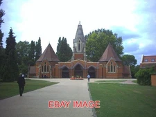 PHOTO  MORDEN CEMETERY CHAPELS LOWER MORDEN LANE. IT'S ACTUALLY THE NORTH EAST S