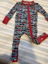 Posh Peanut Size 3-6M Bamboo Convertible Footie Romper Retail 38