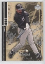 2000 Upper Deck Black Diamond Rookie Edition Gold 196/1000 Derek Bell #74 0b5