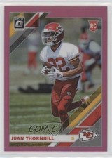 2019 Panini Donruss Optic Rookies Pink Prizm Juan Thornhill #130 0c2