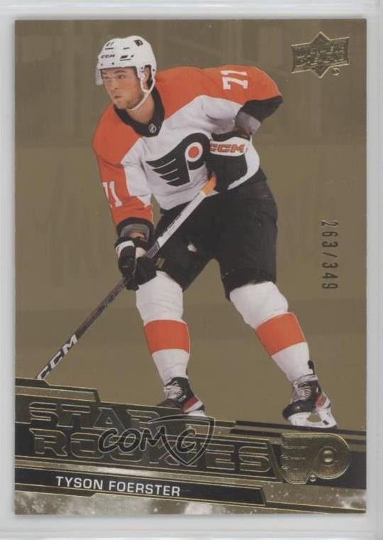 2023-24 Upper Deck Star Rookies Box Set Gold 263/349 Tyson Foerster #13 RC 09wc