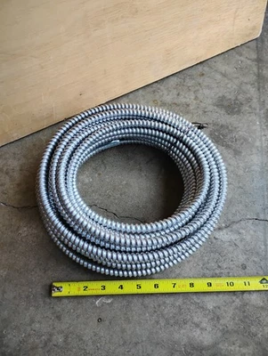 Solid Metal Clad Cable Copper Wire 50 Ft 12/2 W Ground Open Package - Image 1 of 2
