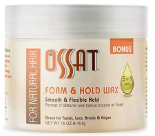 Ossat Naturals Form & Hold Wax, 16 oz