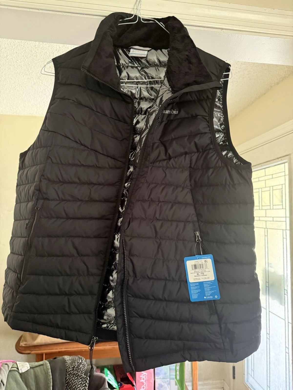 Columbia Women's Puffer Vest Small, Full Zip, Insulated, Outdoor