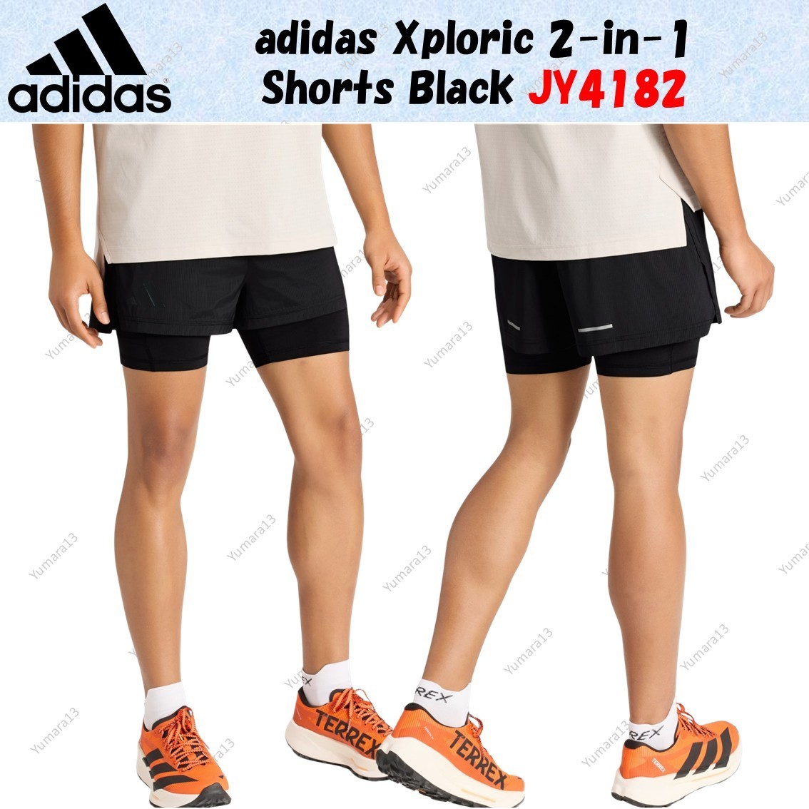 adidas Xploric 2-in-1 Shorts Black JY4182 Japan size | eBay