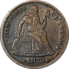 1873-P Seated Liberty Dime - Arrows At Date