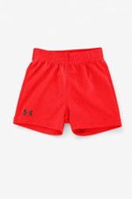   Under Armour Baby Boys 3-6M Red Athletic Shorts Mesh Logo Elastic Waist