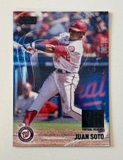2021 Stadium Club Virtual Reality Black #VR4 Juan Soto SP /99 HOF Numbered #’d