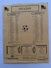 1994 USA World Cup Romania  v  Argentina Teamsheet