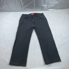 Coleman Fleece Lined Pants Men’s 36x30 Actually 36x25.5 Work Canvas Outdoor Gray