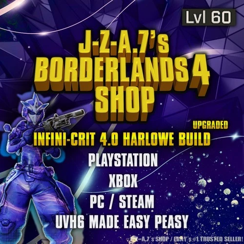 Borderlands 4✨ INFINI-CRIT 4.0 HARLOWE BUILD PHLEBOTOMIST BL4 ✅PC-PS-XBOX✨MOXSY