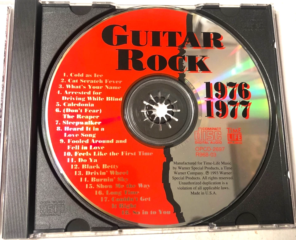 Time Life Guitar Rock 1976-1977 CD Lynyrd Skynyrd ZZ Top Ram Jam Boston Ted Nuge - Image 3 of 4
