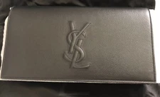 Yves Saint Laurent Clutch Black NEW - TIMELESS!! - AUTHENTIC