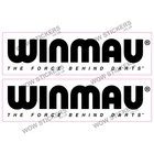 2 x Winmau Darts Sticker Decals Logo Badge Man cave games room (Choose Size)