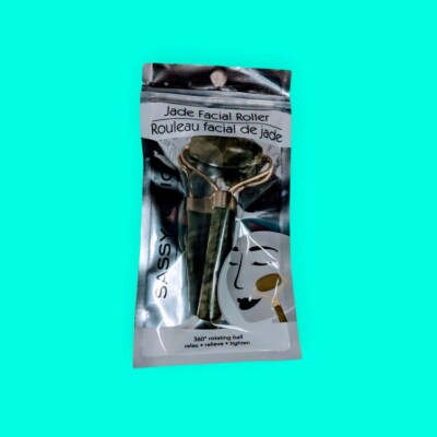 Facial JADE ROLLER Massager FACE MASSAGE Tool Thin Natural Noiseless Roller 