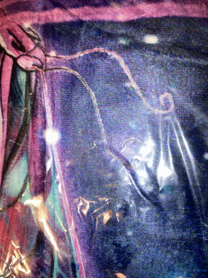 Nuevo ¡Feliz 60 Cumpleaños! Manta polar azul multicolor Foto 2 de 4