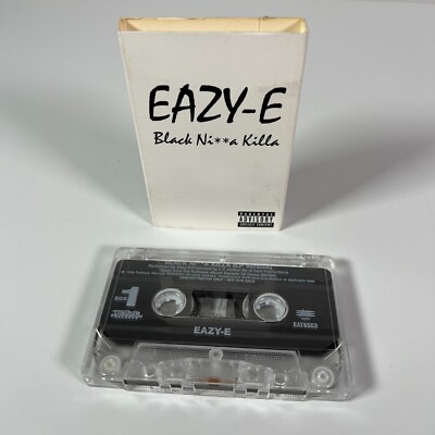 EAZY-E Black Ni**a Killa Demo Cassette Single Tape Rap Hip Hop 1998 * RARE!