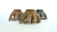 Faux wood wooden octopus hair claw clip for thick hair