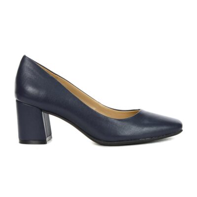 Naturalizer Warner French Navy Suede Pumps