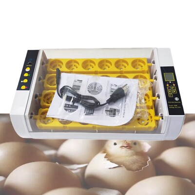 24 Eggs Incubator Home Intelligent Mini Fully Automatic Egg Incubator 110V