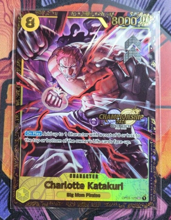 Charlotte Katakuri OP03-123 Championship 2024 Prize Promo One Piece Card SEALED