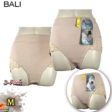 NWT 2-Pack Bali Women's M Breathe Shaping Brief Underwear DFS116 Almond 39