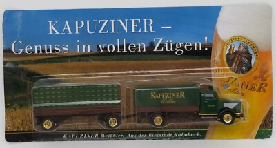 GRELL HO 1/87 TRUCK TRAILER TRUCK BUSSING NAG L4500 BEERS CAPUCHIN IN BOX