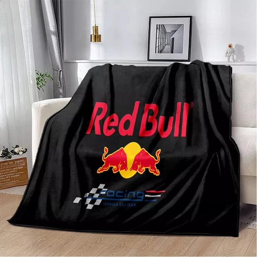 Red&Bull Fleece Blanket Throw Sofa Bed Warm Flannel Blanket Rug Bedspread Gift - Picture 17 of 51