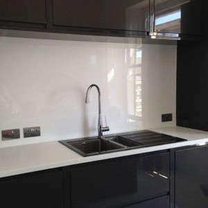 Clear Acrylic Plastic Easy Wipe Splashback Kitchen Bathroom Shower