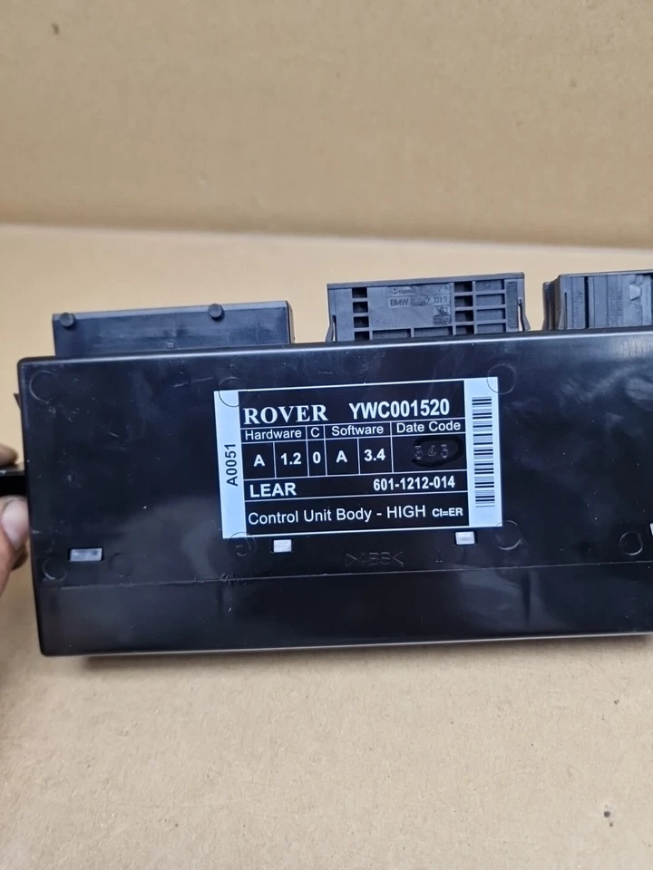 Rover 75 2000-2005 diésel serie RJ carrocería control ecu ywc001520 Foto 3 de 4