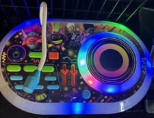 DreamWorks Trolls World Tour DJ Trollex Party Mixer Turntable Kids Music Tested