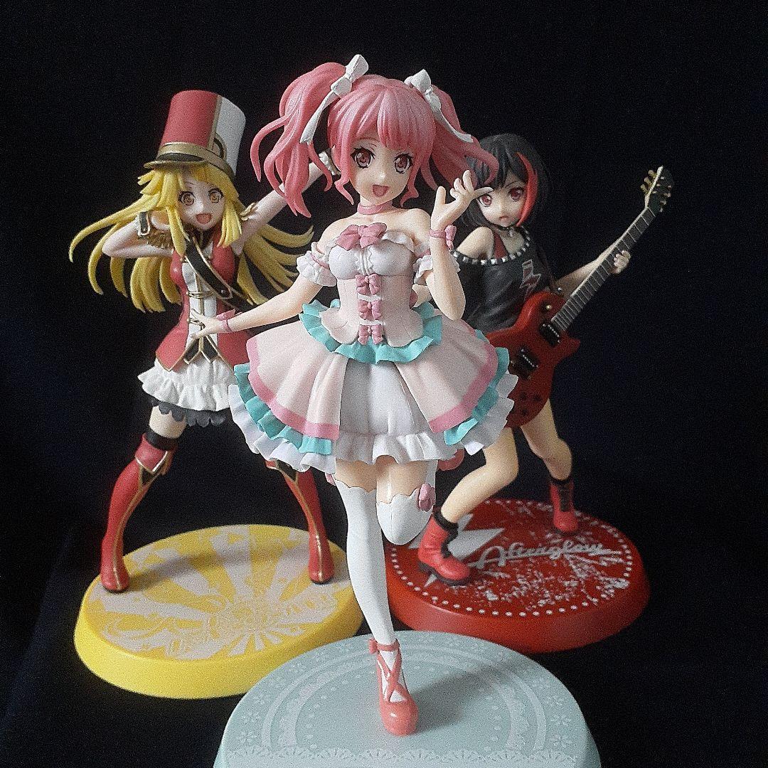 BanG Dream! Figure lot set 3 Aya Maruyama Kokoro Tsurumaki Ran