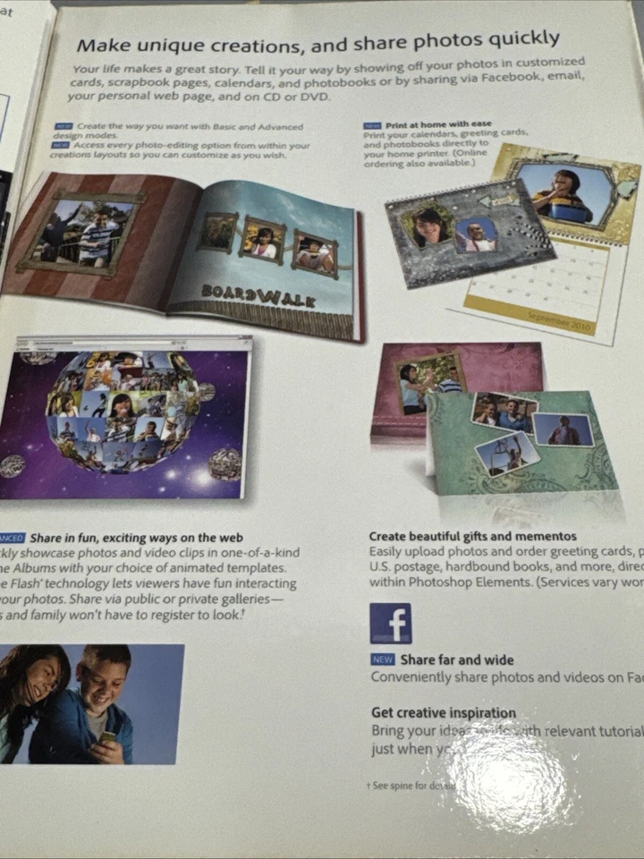 Adobe Photoshop Elements 9 (Mac/Win) NEW SEALED - Image 3 of 4