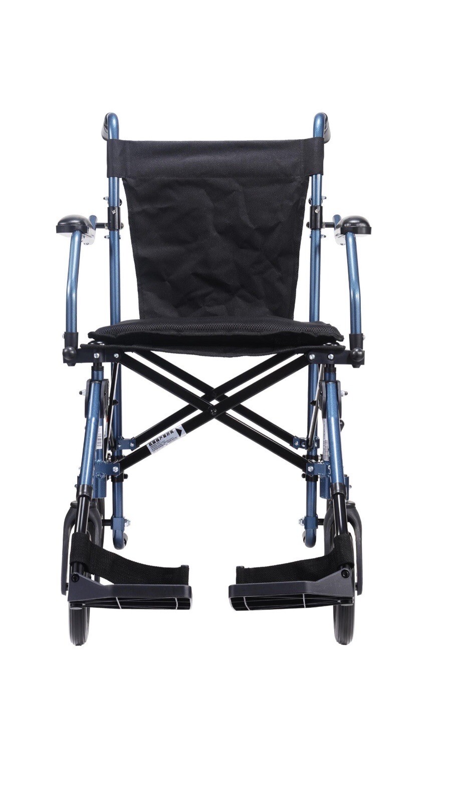 New HECARE Ultra Lightweight Folding traveLite transit wheelchair in a