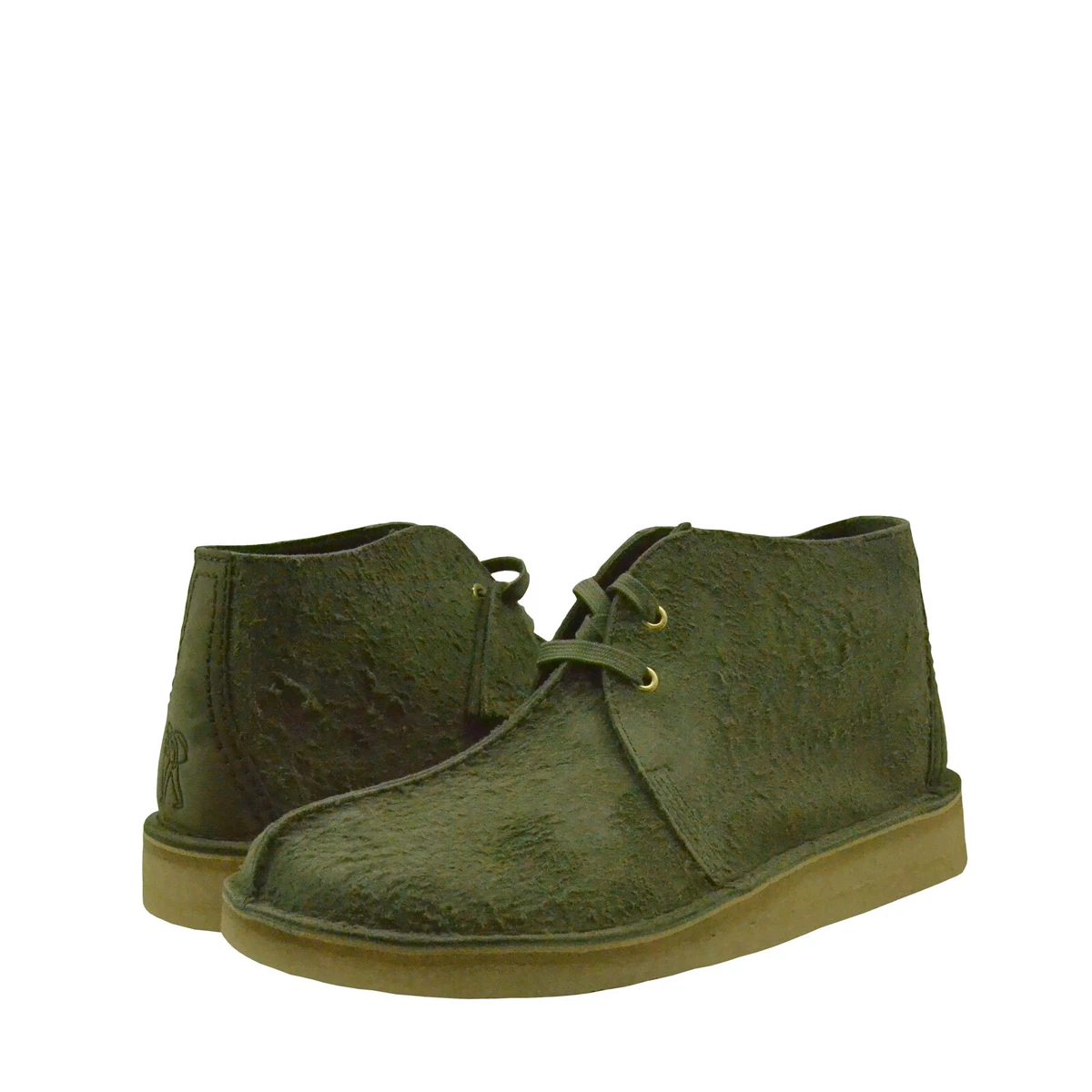 Men&#039;s Clarks Originals DESERT HI Lace Up Boots 73615 FOREST GREEN | eBay