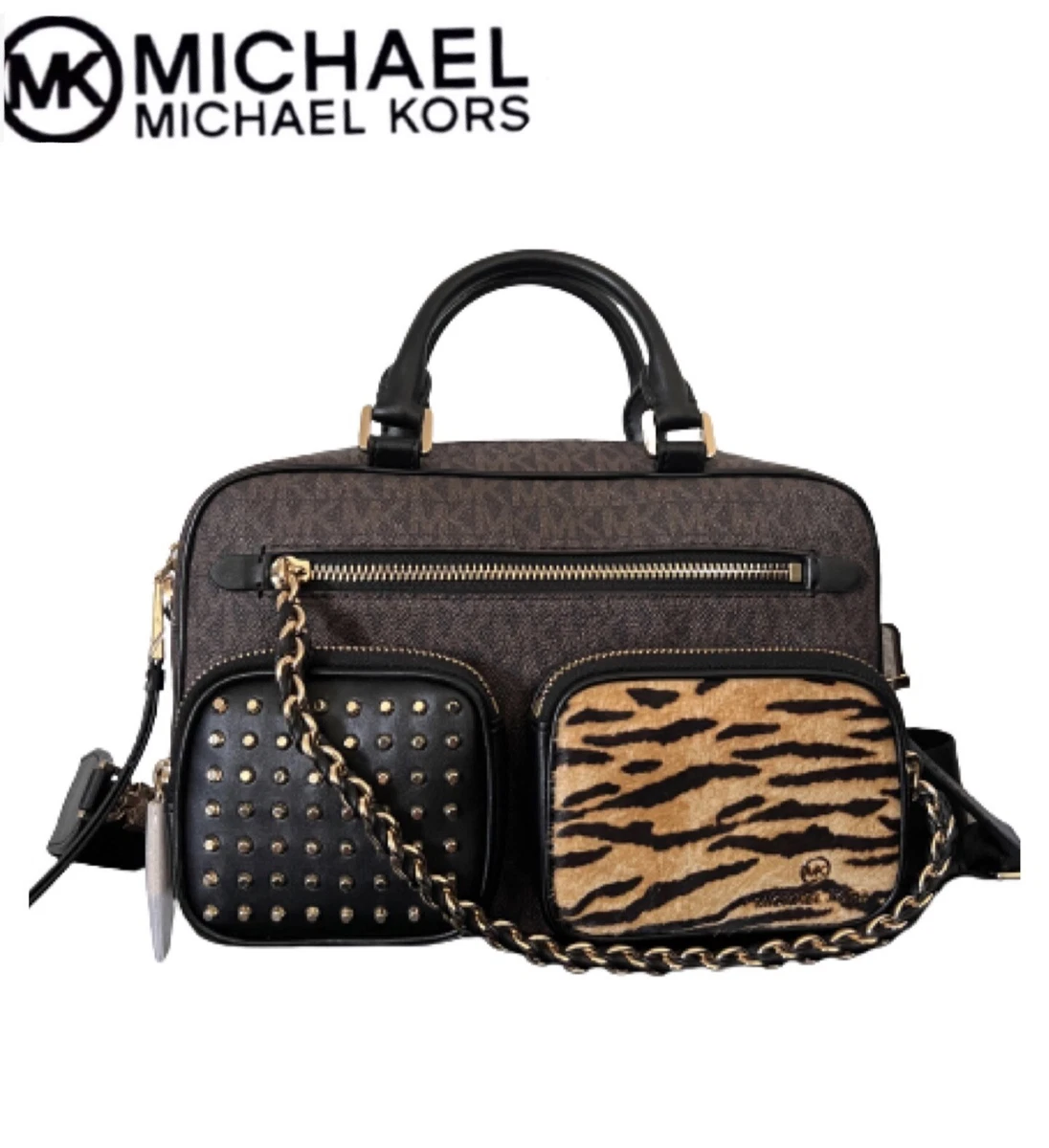 The Leopard is in the Details  Cheap michael kors bags, Purses