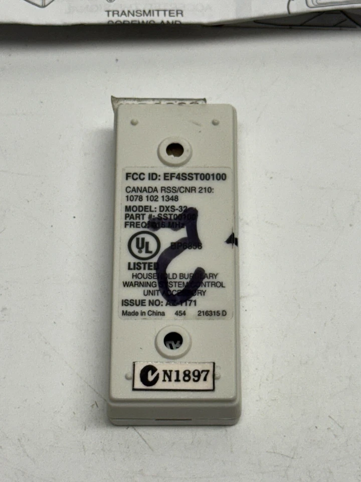 Linear DXS-32 Miniature Supervised Door/Window Sensor - Image 2 of 3