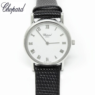NYJEWEL Chopard 18k White Gold Women Quartz Watch