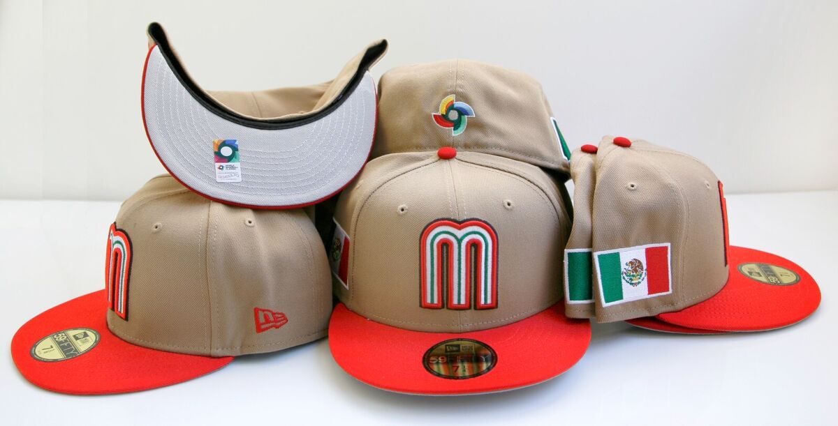 New Era Mexico 59Fifty Fitted Cap World Baseball Classic Limited-Edition  Khaki