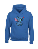 Disney Heart Lilo and Stitch Ohana Xmas Gift Kids Men Women Top Unisex Hoodie