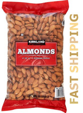 Kirkland Signature Almonds U.S. 1 Whole 3 lb Large Bag 48 oz Free Shipping
