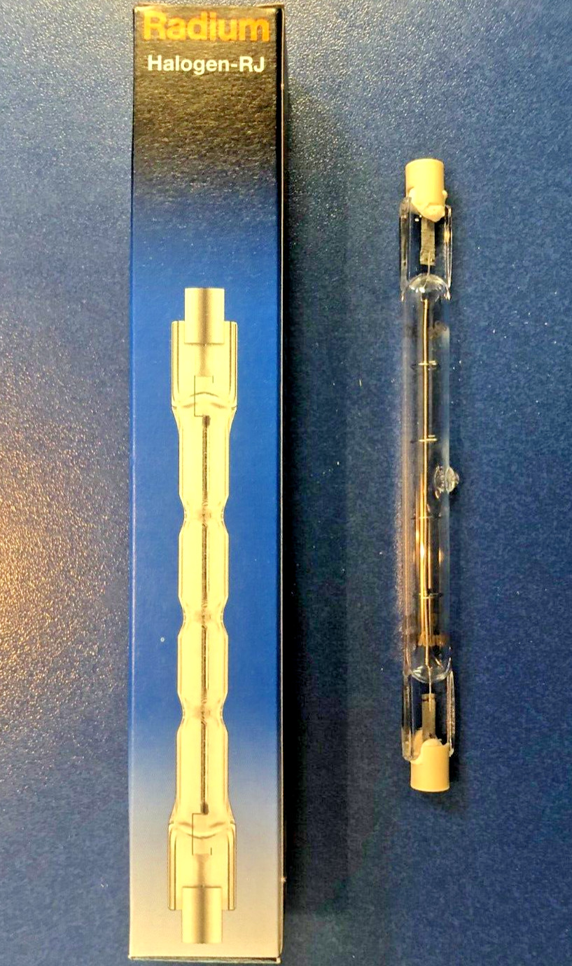 Radium Halogen Rod RJH-TS R7s 230V 400W Clear Light Source MADE IN GERMANY !!!