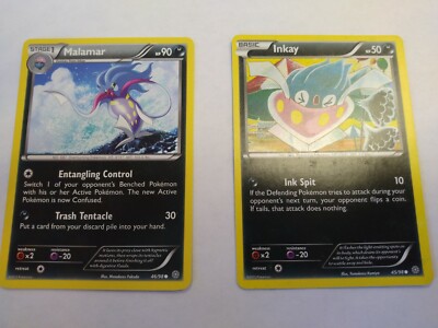 inkay pokemon card price (Secluded Springs #51/71, 1-Diamond) Pokmon Hit Points50 HP Form Inkay - ME05: Pitch Black