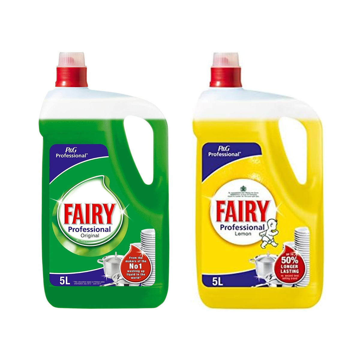 Fairy Liquid - Professional Washing Up Liquid - Original/Lemon 5L Fairy Liquid - Professional Washing Up Liquid - Original/Lemon 5L