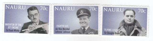 Nauru 2008 90th Jubiläum - Royal Air Force Set Mit 3 Briefmarken -
